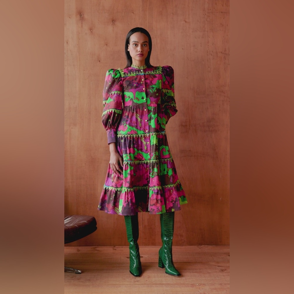 Celia B Hasu Dress Multicolor